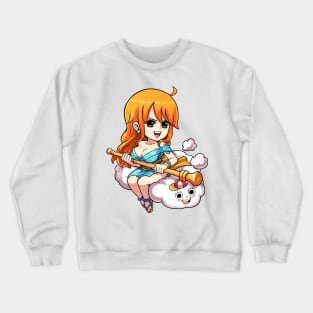 Nami & Zeus One Piece Wano Country Crewneck Sweatshirt